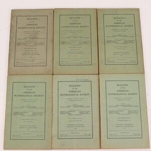Bulletin Of The American Mathematical Society Magazine 1927 Complete